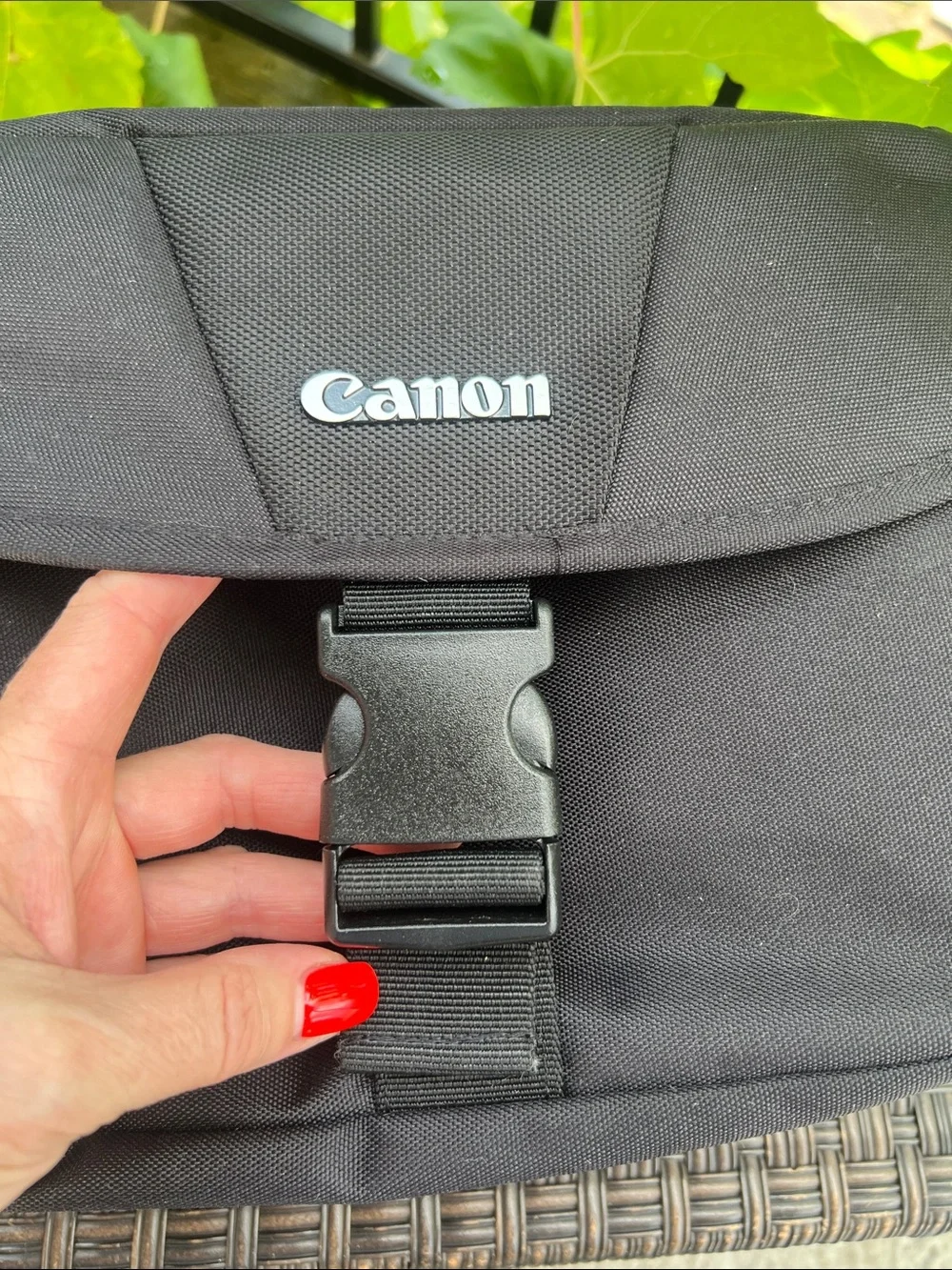 Canon Black Shoulder Messenger Camera Bag